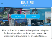 Tablet Screenshot of blueirisgraphics.com